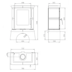 Landshut Cappuccino Keramik 8kW Kaminofen -Derofenfuchs Verkäufe kaminofen landshut keramik masse 1280x1280