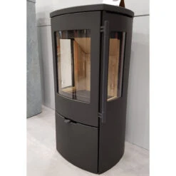 Mondo 3G Panorama Kaminofen Schwarz 5kW -Derofenfuchs Verkäufe kaminofen mondo 3g messe2 1280x1280