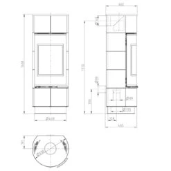 Atika Keramik Speicher-Kaminofen Weiß 7kW -Derofenfuchs Verkäufe kaminofen atika keramik masse 1280x1280