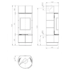 Atika Keramik Plus Weiß Kaminofen 7kW -Derofenfuchs Verkäufe kaminofen atika keramik plus masse 1280x1280