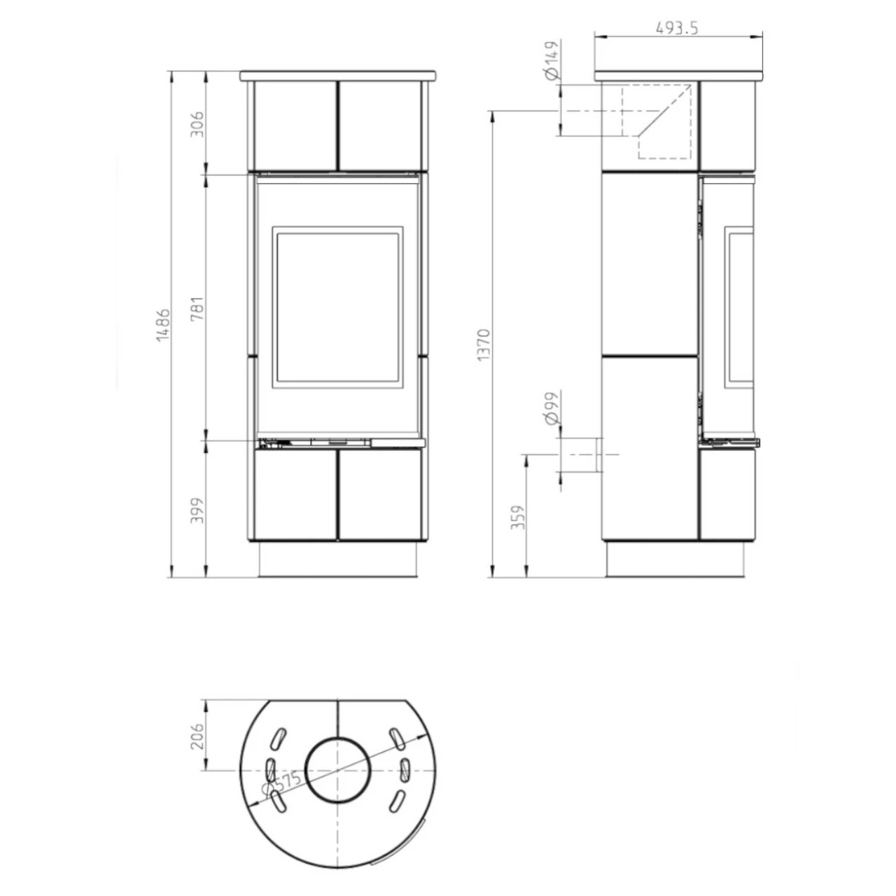 Atika Serpentino Plus Speicher-Kaminofen 7kW 10 Atika Serpentino Plus Speicher-Kaminofen 7kW – Bild 8