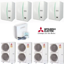 Zubadan Inverter Mit Hydromodul Kaskade Set Mit 92 Kw - Z 4.23 Heizen