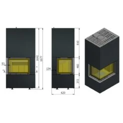 Eckamin Keramik Kaminbausatz Rechts 2PXLTH 6kW 17 Eckamin Keramik Kaminbausatz Rechts 2PXLTH 6kW -Derofenfuchs Verkäufe keramik bausatz 2PXLTH masse 1280x1280