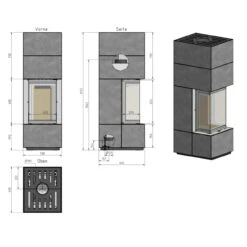 KL1000 Beton Systemkamin Kaminbausatz 6kW 10 KL1000 Beton Systemkamin Kaminbausatz 6kW -Derofenfuchs Verkäufe kl1000 beton systemkamin kaminbausatz masse2 1280x1280