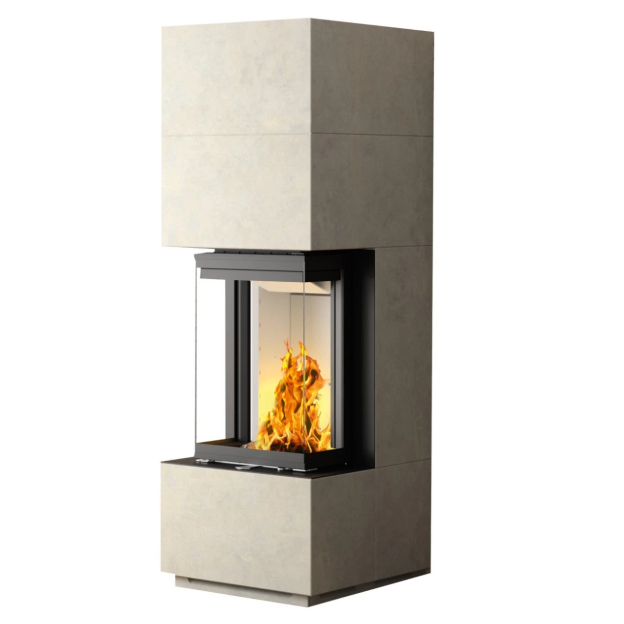KL1000 Beton Systemkamin Kaminbausatz 6kW 3 KL1000 Beton Systemkamin Kaminbausatz 6kW