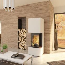 KL1000 Systemkamin Kaminbausatz Weiß 6kW -Derofenfuchs Verkäufe kl1000 stahl weiss systemkamin kaminbausatz web2 1280x1280