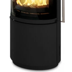 Akono Midi 180° Panorama Kaminofen 7 KW Schwarz -Derofenfuchs Verkäufe koppe akono midi schwarz unten 1280x1280