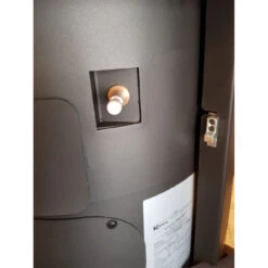 Akono Midi 180° Panorama Kaminofen 7 KW Schwarz -Derofenfuchs Verkäufe koppe akono schwarz ausstellung6 1280x1280 1