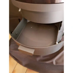 Akono Midi 180° Panorama Kaminofen 7 KW Schwarz -Derofenfuchs Verkäufe koppe akono schwarz ausstellung8 1280x1280 1