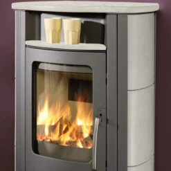 Caron Aqua Wasser Kaminofen 7+3 KW Gussgrau Mit Kachel Ahorn -Derofenfuchs Verkäufe koppe caron aqua ahorn gussgrau oben 1280x1280 1