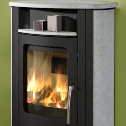 Caron Aqua Wasser Kaminofen 7+3 KW Schwarz Mit Serpentinstein -Derofenfuchs Verkäufe koppe caron aqua serpentino schwarz oben 1280x1280 1