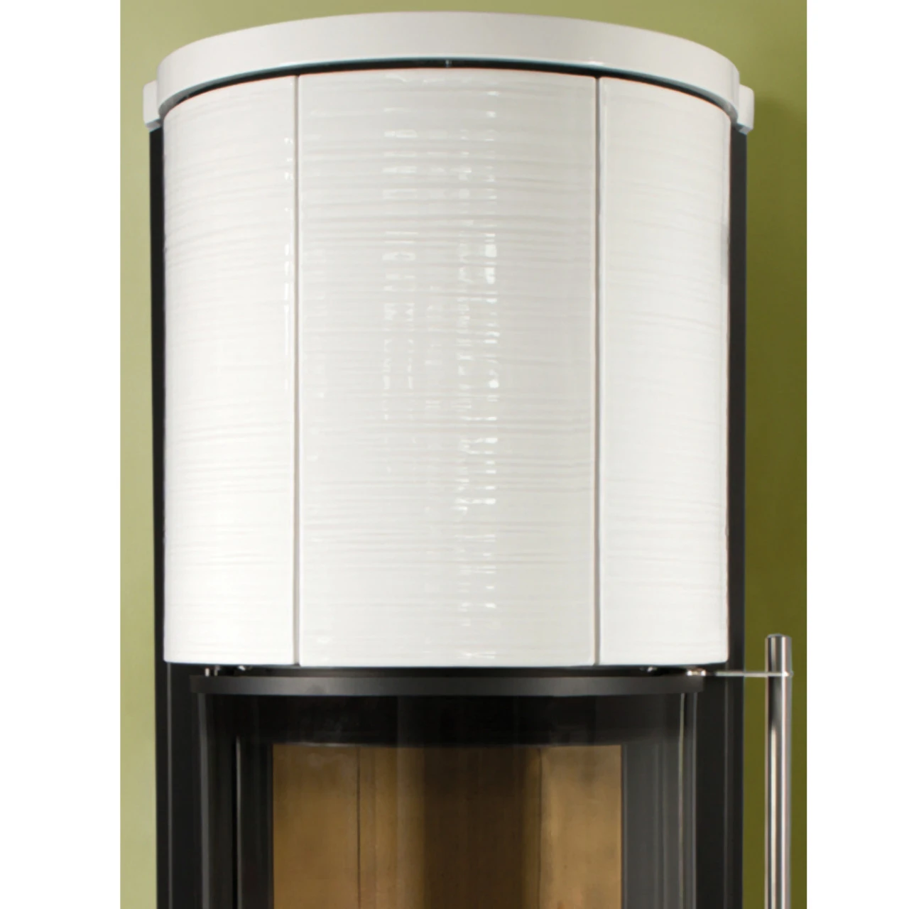 Nexus Aqua 180° Panorama Wasser Kaminofen 7+4 KW Weiß Kacheln 5 Nexus Aqua 180° Panorama Wasser Kaminofen 7+4 KW Weiß Kacheln – Bild 4