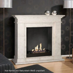 Kos Bioethanol Kamin Naturstein Weiß 16 Kos Bioethanol Kamin Naturstein Weiß -Derofenfuchs Verkäufe kos weiss unpoliert built in L text 1280x1280