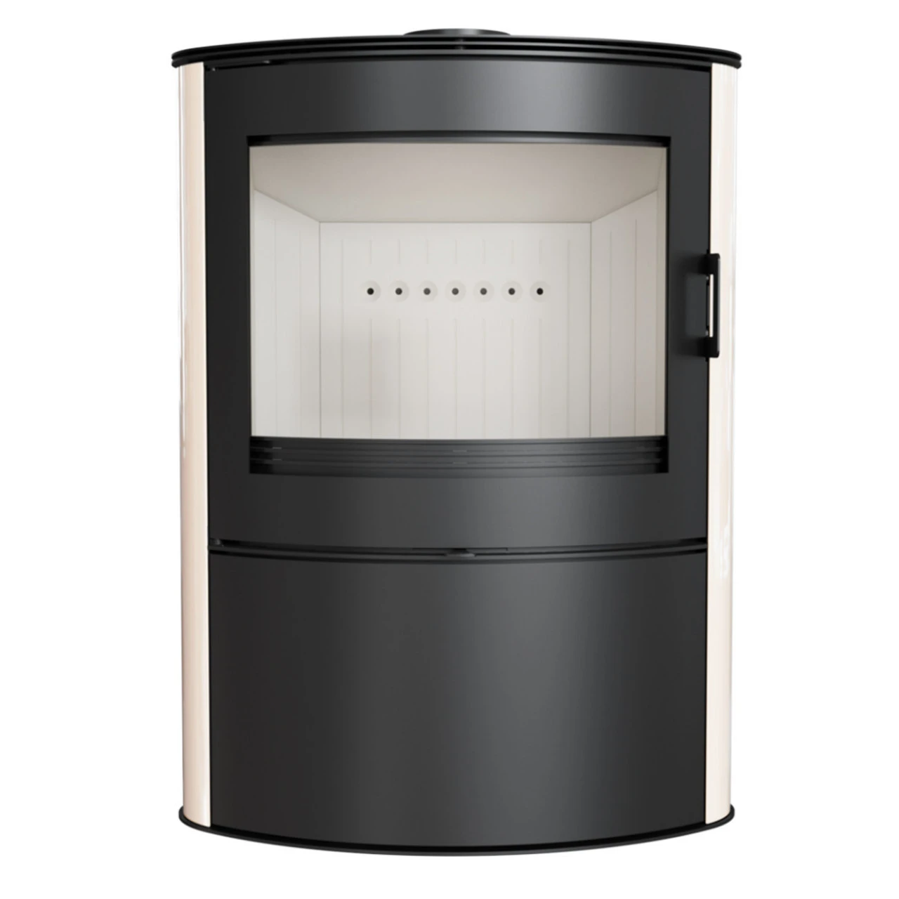 Koza AB/S/2 Kaminofen 10kW Mit Creme Kacheln 4 Koza AB/S/2 Kaminofen 10kW Mit Creme Kacheln – Bild 2