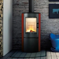 Koza AB/S/DR/K Kaminofen 8kW Rote Kacheln -Derofenfuchs Verkäufe koza ab s rot int 1280x1280