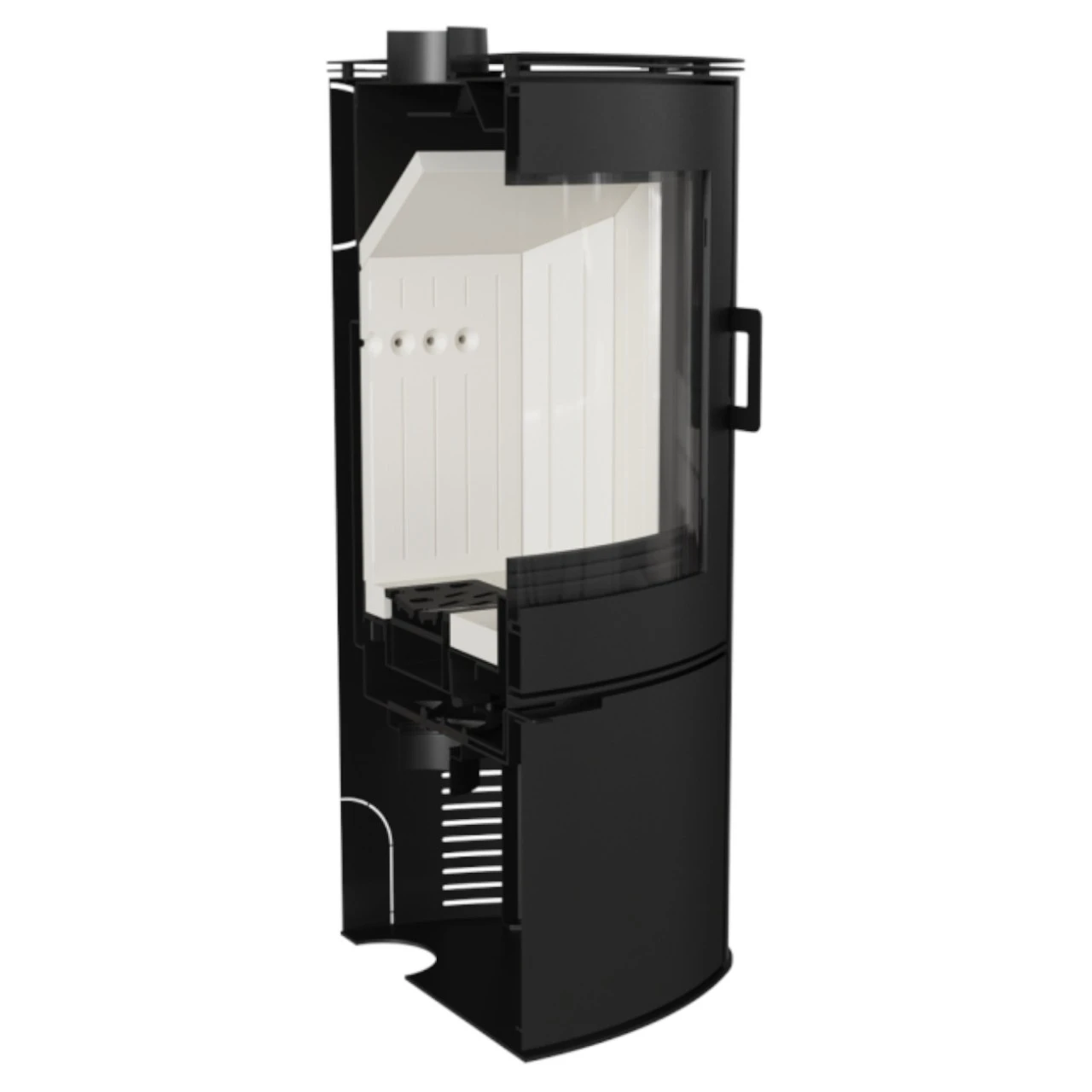 Koza AB/S/2 Black Edition Kaminofen Stahl 10kW 12 Koza AB/S/2 Black Edition Kaminofen Stahl 10kW – Bild 10