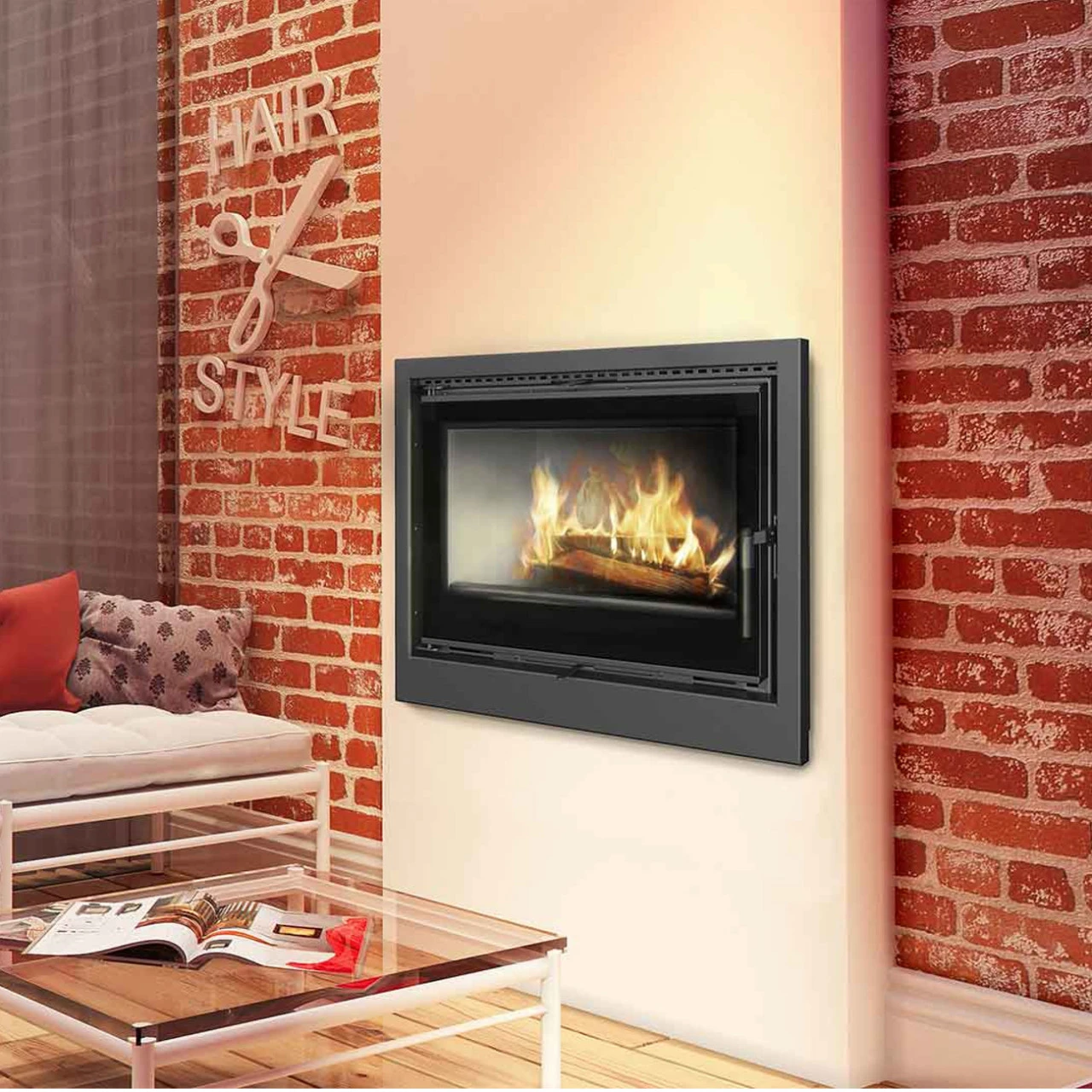 Arke 95 Warmluftkaminkassette 14 KW Mit Ventilator 9 Arke 95 Warmluftkaminkassette 14 KW Mit Ventilator – Bild 7