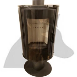 Koza AB/S/NO/Glass Drehbarer Kaminofen 8kW -Derofenfuchs Verkäufe kratki koza ab s n o ausstellung1 1280x1280