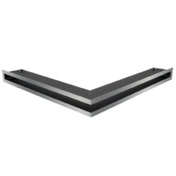 Eckluftleiste LUFT 56x56 Cm Geschliffenem Stahl