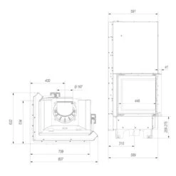MBZ13 Warmluft Kamineinsatz Linksverglast 13kW Hebetür 17 MBZ13 Warmluft Kamineinsatz Linksverglast 13kW Hebetür -Derofenfuchs Verkäufe kratki mbz g links masse1 1280x1280