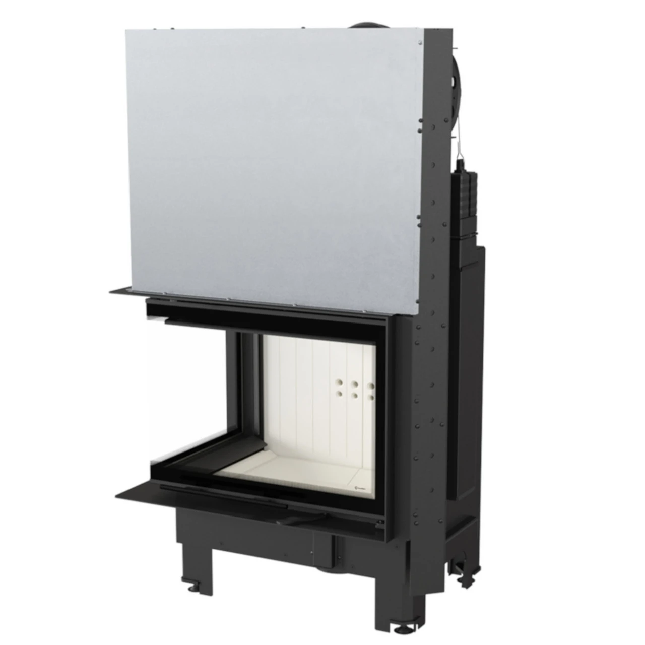 MBZ13 Warmluft Kamineinsatz Linksverglast 13kW Hebetür 6 MBZ13 Warmluft Kamineinsatz Linksverglast 13kW Hebetür – Bild 4