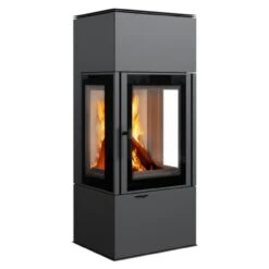 Thor View Panorama Kaminofen 8kW 3 Sichtscheiben