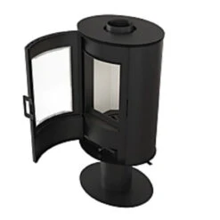 Koza AB/S/N/Glass Kaminofen 8kW Schwarz Designglasscheibe -Derofenfuchs Verkäufe kratki kosa ab s n glass tuer 1280x1280