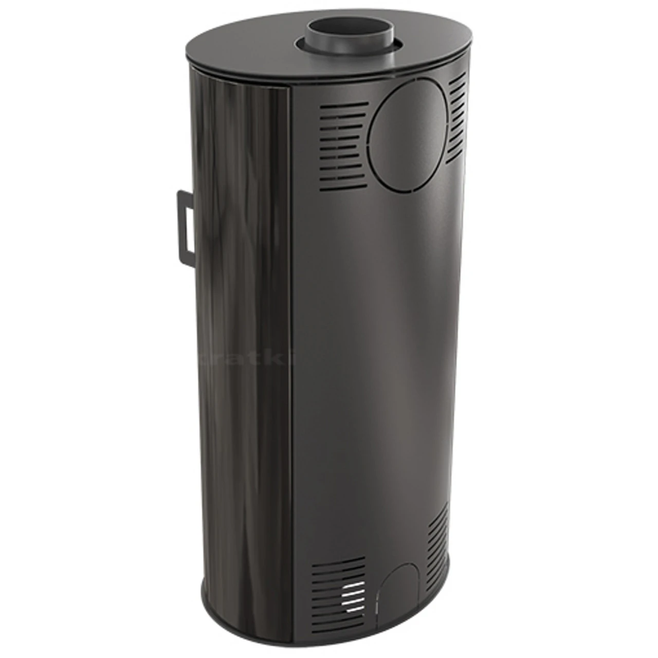 Koza AB/S/DR/K Kaminofen 8kW Schwarze Kacheln 5 Koza AB/S/DR/K Kaminofen 8kW Schwarze Kacheln – Bild 3