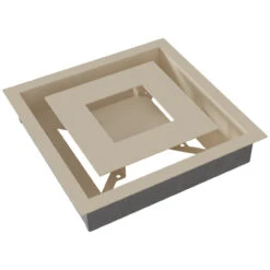 Design Lüftungsgitter / Revisionsgitter Wind Creme -Derofenfuchs Verkäufe kratki l ftungsgitter wind 22x22 creme6 1280x1280