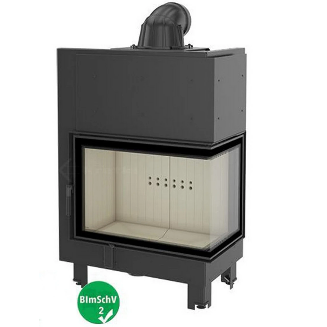 MBA17 Warmluft-Eckkamineinsatz 17kW Rechtsverglast 3 MBA17 Warmluft-Eckkamineinsatz 17kW Rechtsverglast