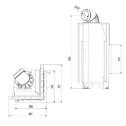 MBN12 Warmluft-Eckkamineinsatz 8kW Links Verglast 22 MBN12 Warmluft-Eckkamineinsatz 8kW Links Verglast -Derofenfuchs Verkäufe kratki mbn 8 links masse1 1280x1280