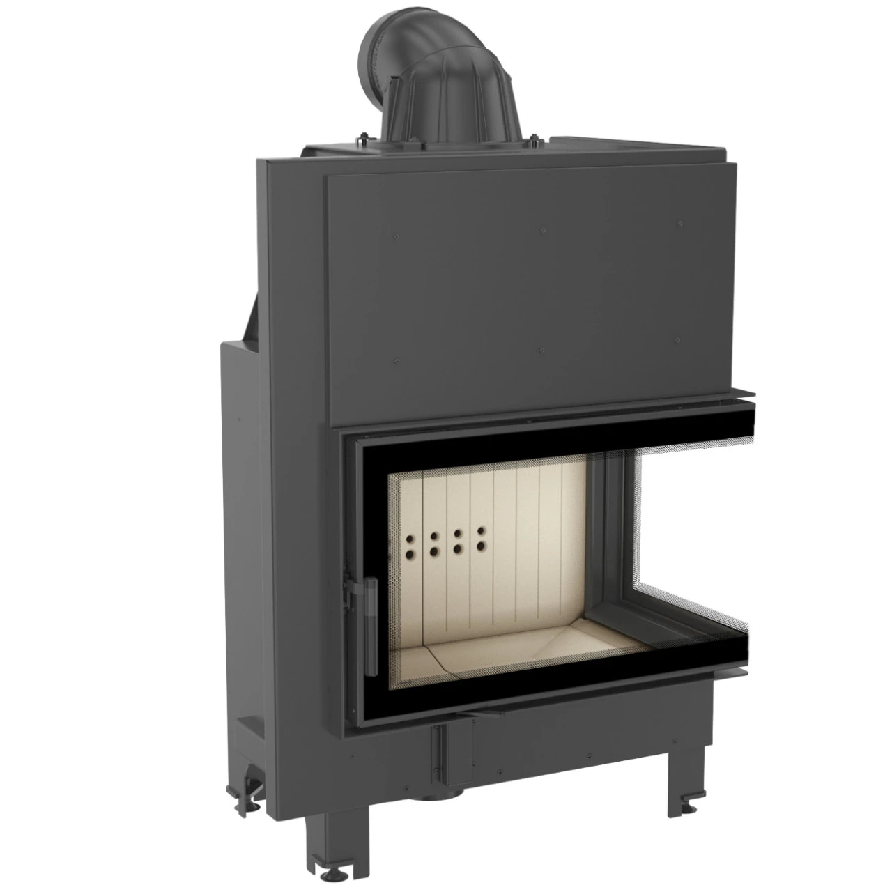 MBO Warmluft-Eckkamineinsatz 15kW Rechts Verglast 7 MBO Warmluft-Eckkamineinsatz 15kW Rechts Verglast – Bild 5
