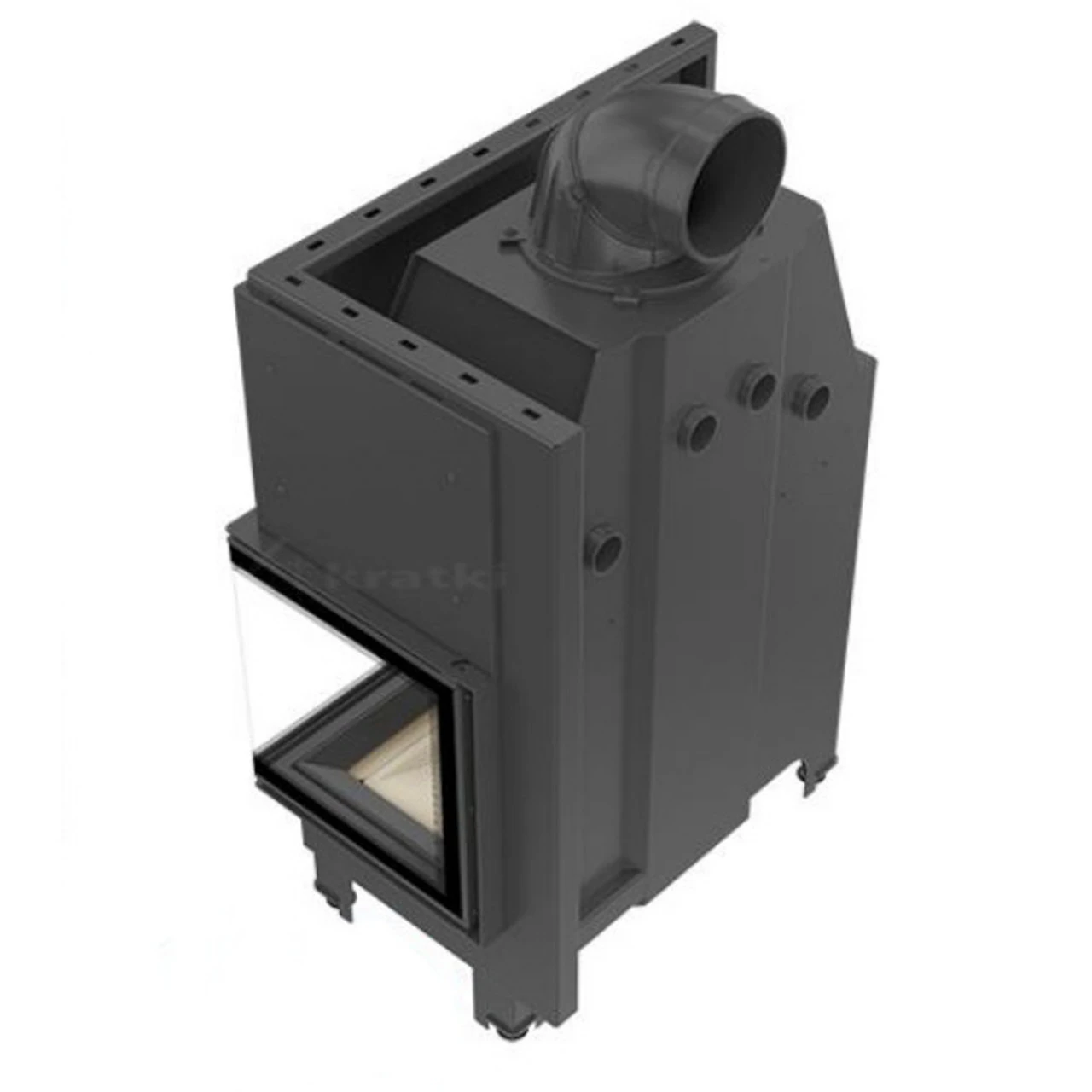 MBO Warmluft-Eckkamineinsatz 15kW Rechts Verglast 8 MBO Warmluft-Eckkamineinsatz 15kW Rechts Verglast – Bild 6