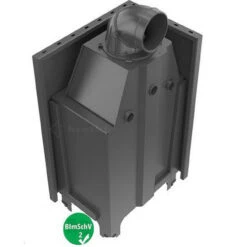 MBZ13 Warmluft Kamineinsatz 13kW Linksverglast -Derofenfuchs Verkäufe kratki mbz links hinten 1280x1280