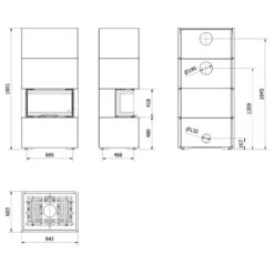 Easy Box NBC 7 Panorama Kaminbausatz Weiß 7kW 28 Easy Box NBC 7 Panorama Kaminbausatz Weiß 7kW -Derofenfuchs Verkäufe kratki nbc 7 kaminbausatz masse 1280x1280