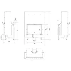 Zibi 12 Warmluft Kamineinsatz 11kW Mit Hebetür -Derofenfuchs Verkäufe kratki zibi 12 gerade hebetuer masse 1280x1280