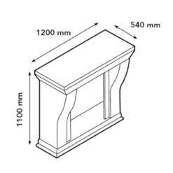 Kreta Bioethanol Kamin Naturstein Weiß Mit Steindekor -Derofenfuchs Verkäufe kreta schwarz trivero70 led kamin elektrischer kamin masse 1280x1280 4
