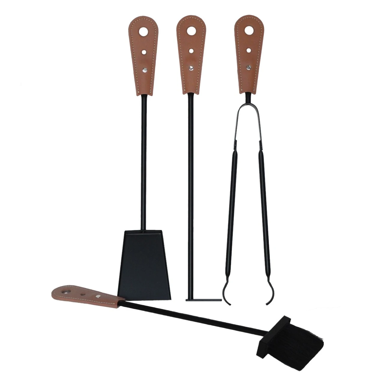 Alery Designer Kaminbesteckset Braun 5 Alery Designer Kaminbesteckset Braun – Bild 3