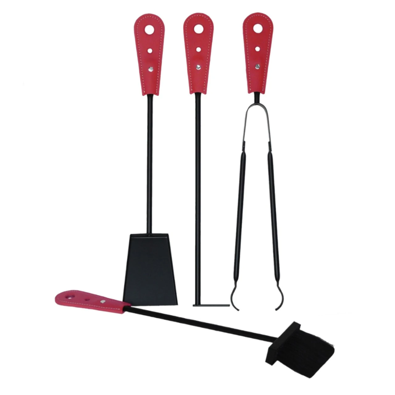 Nilar Designer Kaminbesteckset Rot 6 Nilar Designer Kaminbesteckset Rot – Bild 4