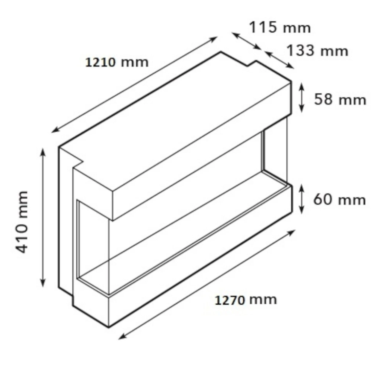 Levico 120 3D LED Kamineinsatz Einbaukamin 8 Levico 120 3D LED Kamineinsatz Einbaukamin – Bild 6