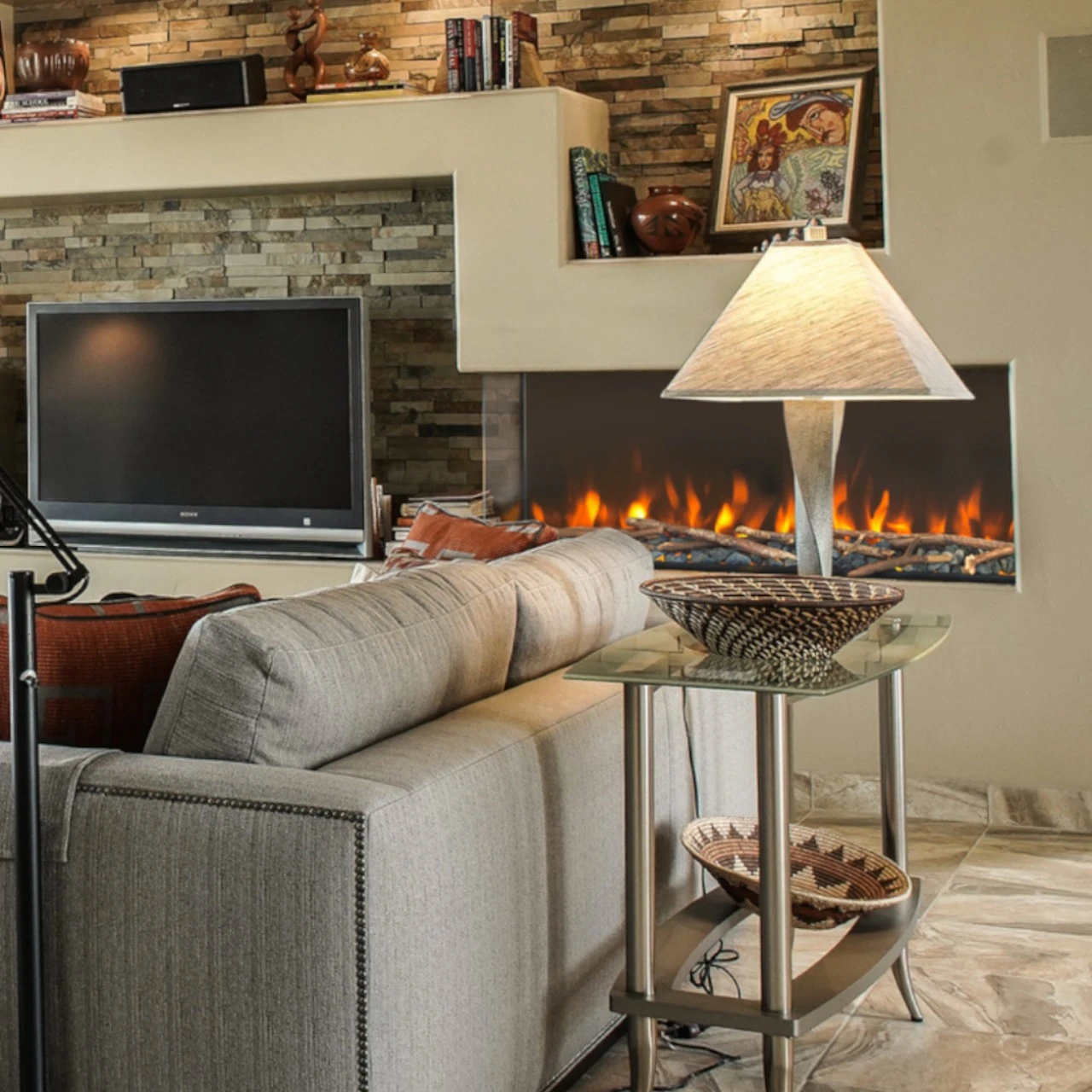 Levico 120 3D LED Kamineinsatz Einbaukamin 4 Levico 120 3D LED Kamineinsatz Einbaukamin – Bild 2