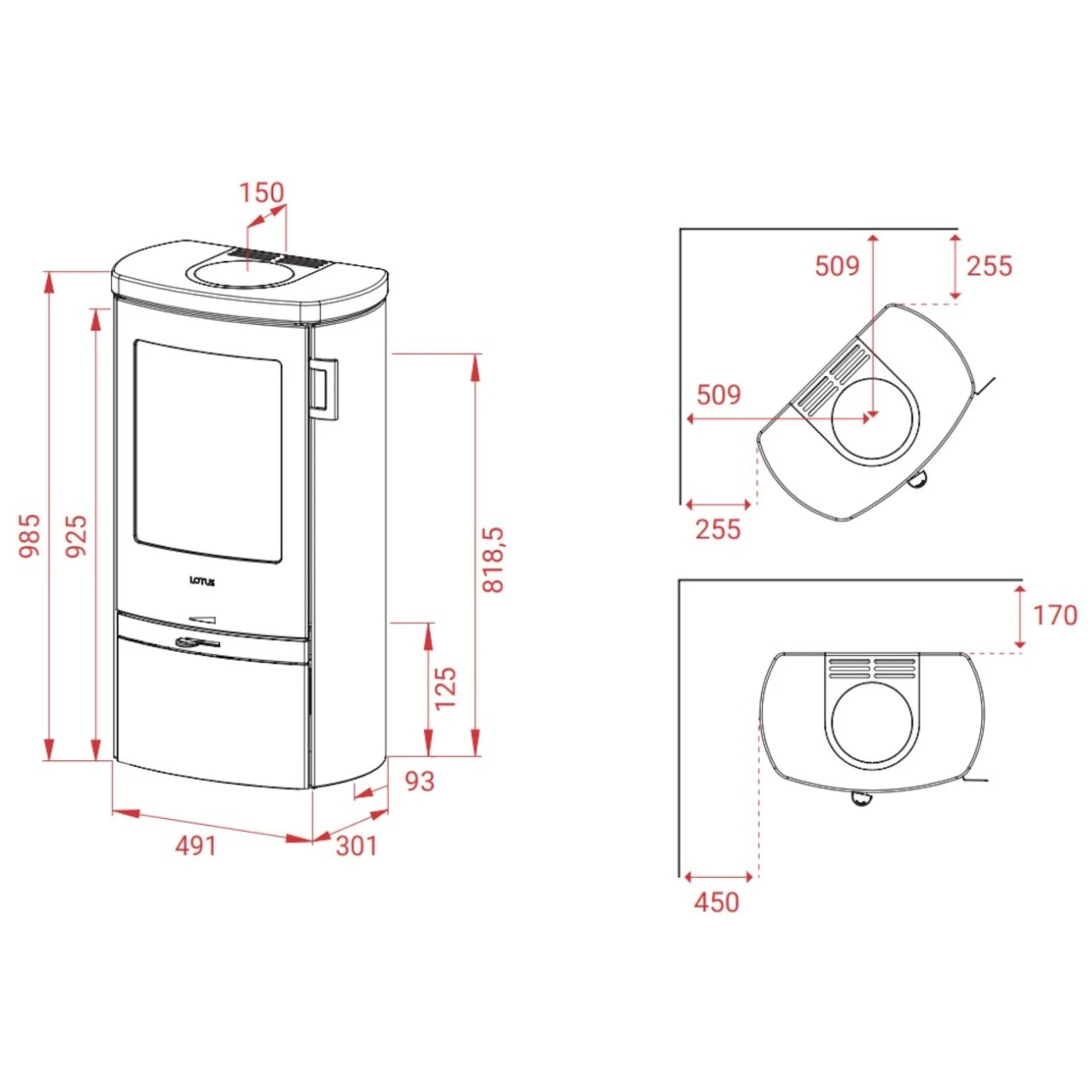 Jubilee 20 Speckstein Kaminofen 4kW 6 Jubilee 20 Speckstein Kaminofen 4kW – Bild 4