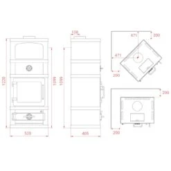 Lotus 2060 Kaminofen Mit Warmhaltefach 8kW Schwarz -Derofenfuchs Verkäufe lotus kaminofen 2060 2260 warmhaltefach masse 1280x1280