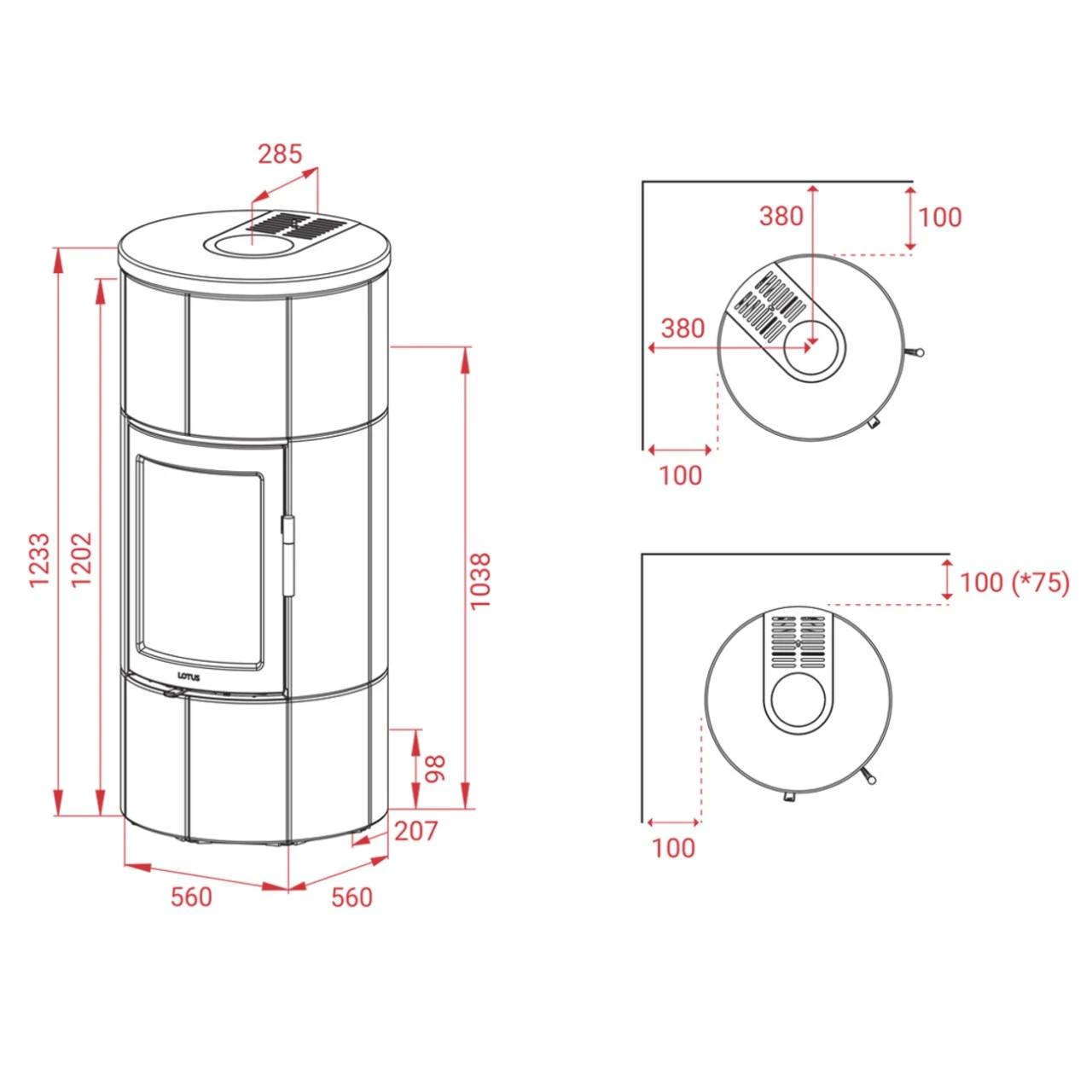 Maestro 1 Speckstein Speicher-Kaminofen 6kW 10 Maestro 1 Speckstein Speicher-Kaminofen 6kW – Bild 8