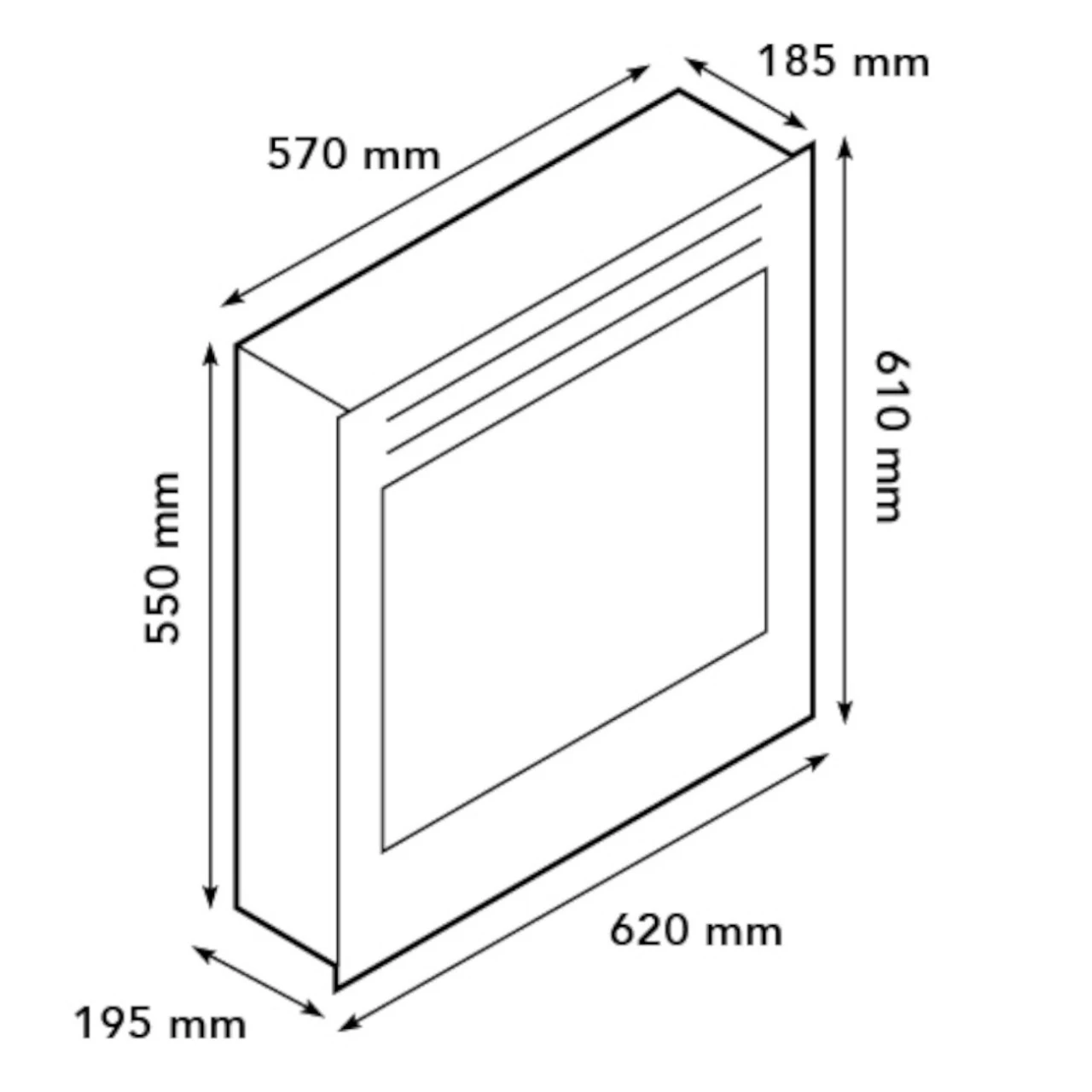 Lucius LED Kamineinsatz Einbaukamin 9 Lucius LED Kamineinsatz Einbaukamin – Bild 7
