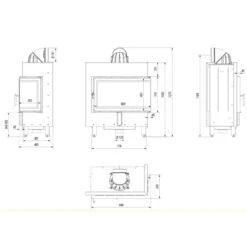Lucy 14 Warmluft Kamineinsatz Rechtsverglast 14kW 18 Lucy 14 Warmluft Kamineinsatz Rechtsverglast 14kW -Derofenfuchs Verkäufe lucy 14 rechts masse 1280x1280