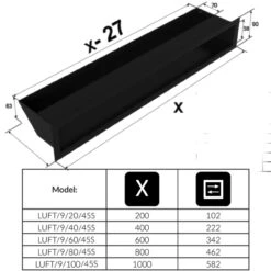 Luftleiste LUFT Schwarz Verschiedene Größen 29 Luftleiste LUFT Schwarz Verschiedene Größen -Derofenfuchs Verkäufe luftleiste 9 masse 1280x1280 4