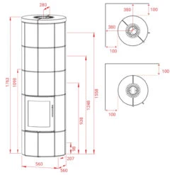 M3 Indian Night Wärmespeicher-Kaminofen 6kW -Derofenfuchs Verkäufe m3 masse 1280x1280