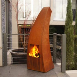 Outdoor/Garten Kamin Maca XXL Corten