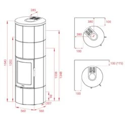 Maestro 2 Magic Speckstein Speicher-Kaminofen 6kW 21 Maestro 2 Magic Speckstein Speicher-Kaminofen 6kW -Derofenfuchs Verkäufe maestro2 speicher kaminofen masse 1280x1280 2